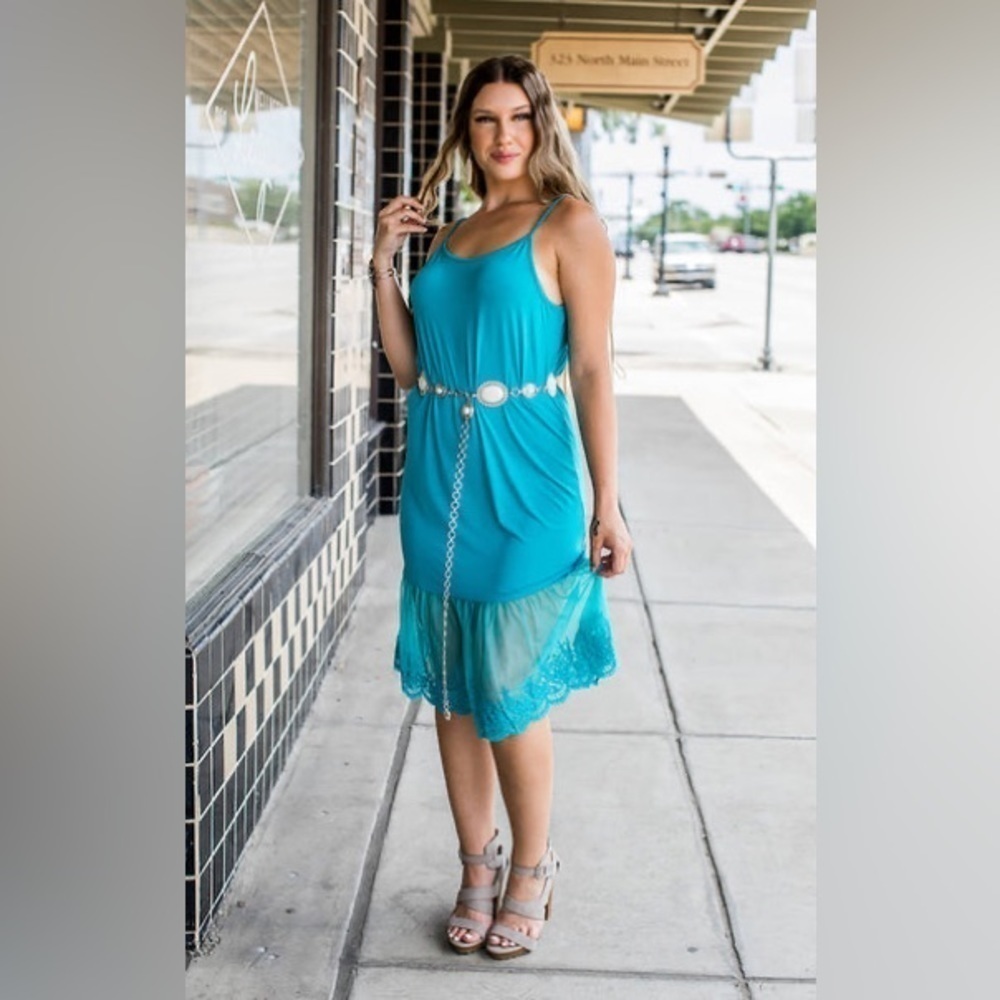 Jade Slip Dress Large​